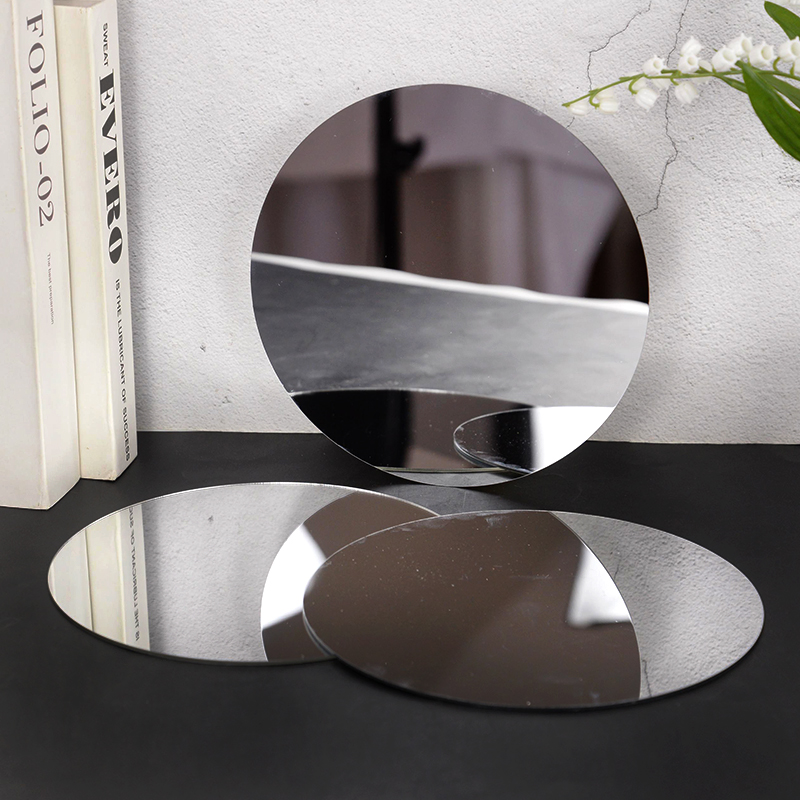 20cm Round Mirror Glass Tray   - огляд і ціна Unity Candle Set