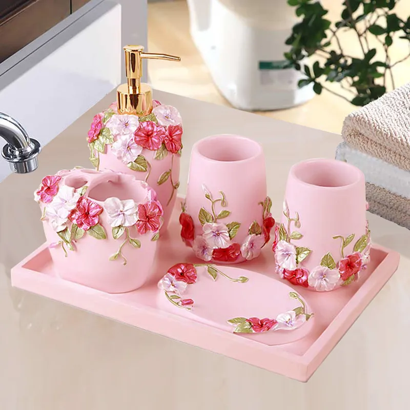 Five-piece Bathroom Set Europe - огляд і ціна Wedding Bathroom Supply Kit