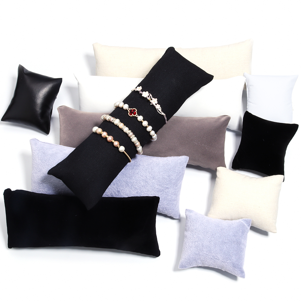 1Pc PU Leather Velvet Jewelry  - огляд і ціна Ring Bearer Pillow
