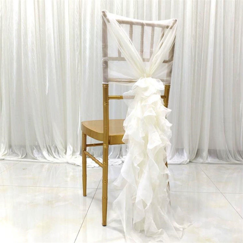 Bamboo Chair decorations Chiav - огляд і ціна Chair Sash Organza