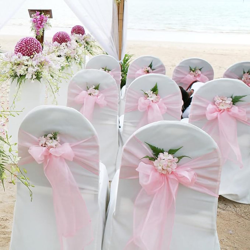 Organza Chair Sashes Bows 100/ - огляд і ціна Chair Sash Organza