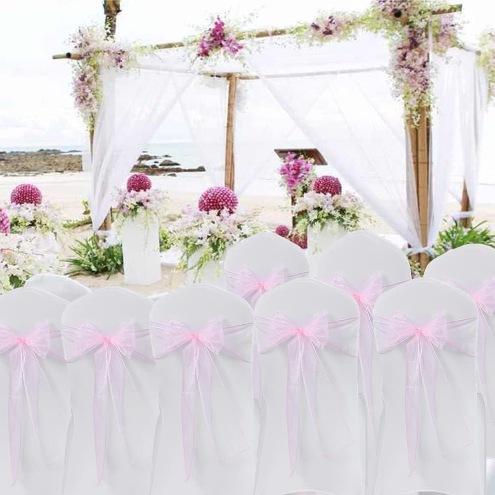 Organza Chair Sashes Bows 100/ - огляд і ціна Chair Sash Organza