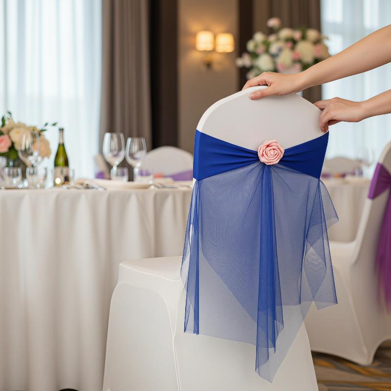 1 Piece Organza Chair Sashes F - огляд і ціна Chair Sash Organza