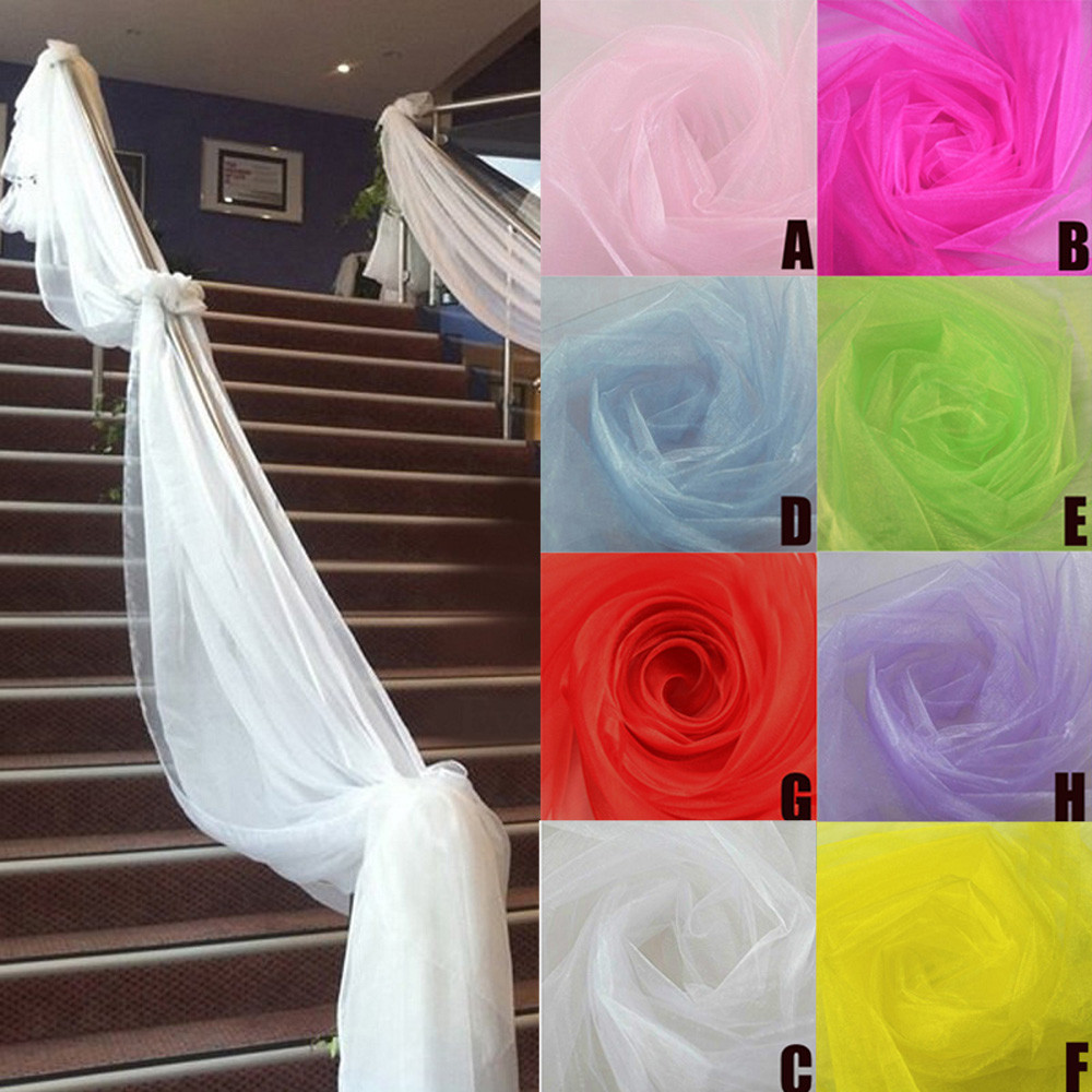 Wedding Decoration Tulle Roll  - огляд і ціна Chair Sash Organza