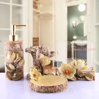 Bathroom Accessories Five-piec - огляд і ціна Wedding Bathroom Supply Kit