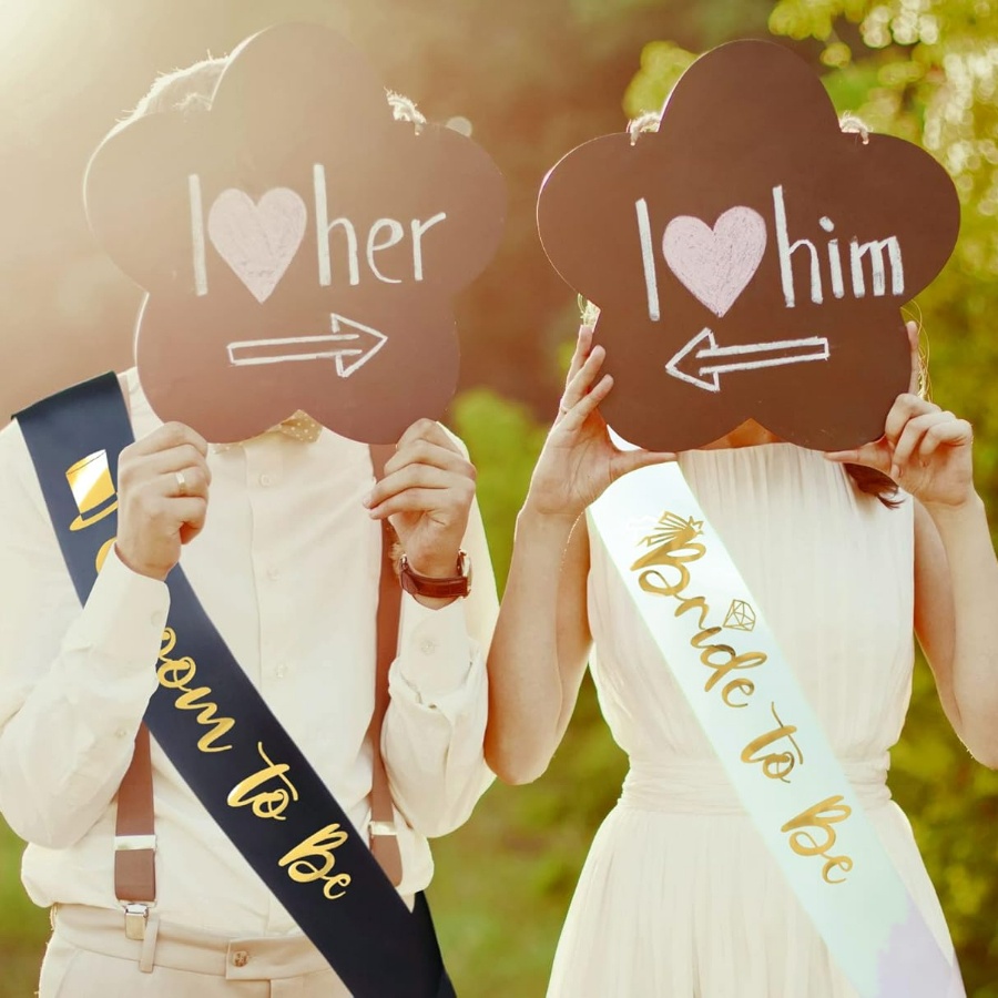 2pcs/1set Bachelorette Party S - огляд і ціна Bridal Sash Ribbon