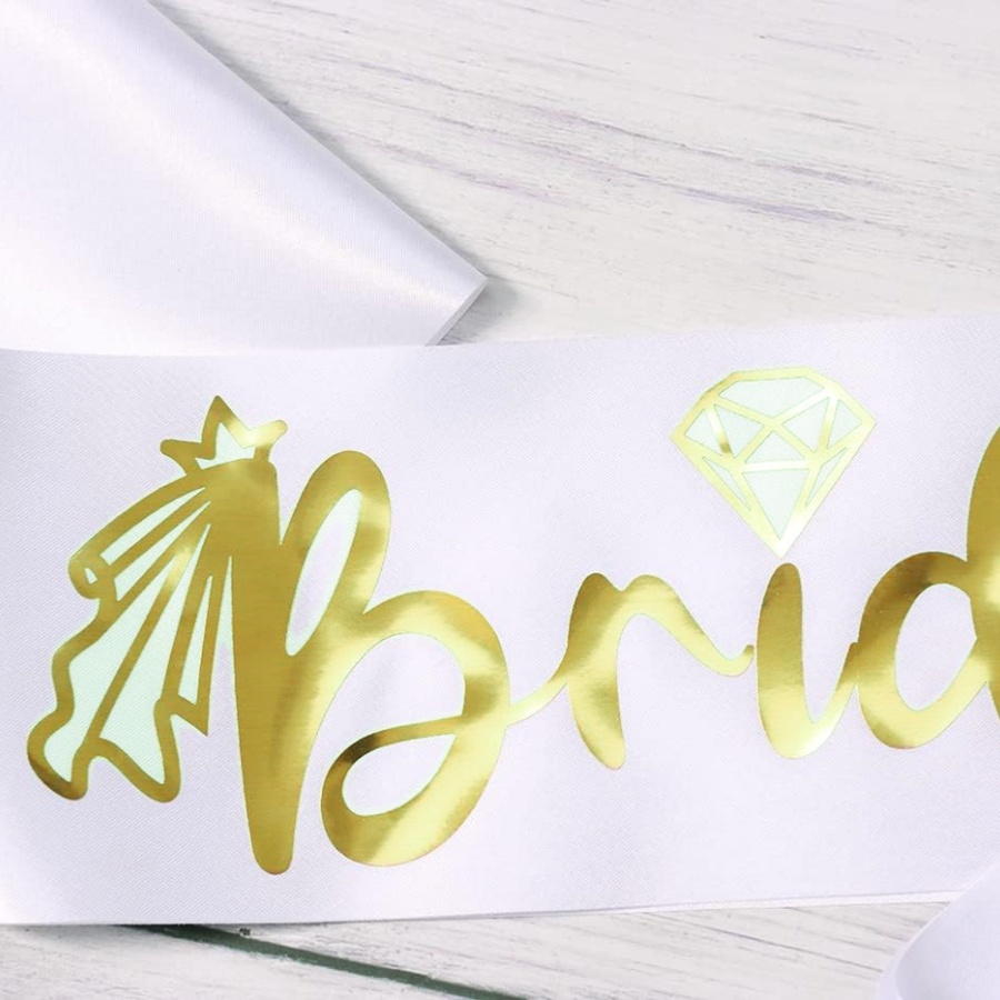 2pcs/1set Bachelorette Party S - огляд і ціна Bridal Sash Ribbon