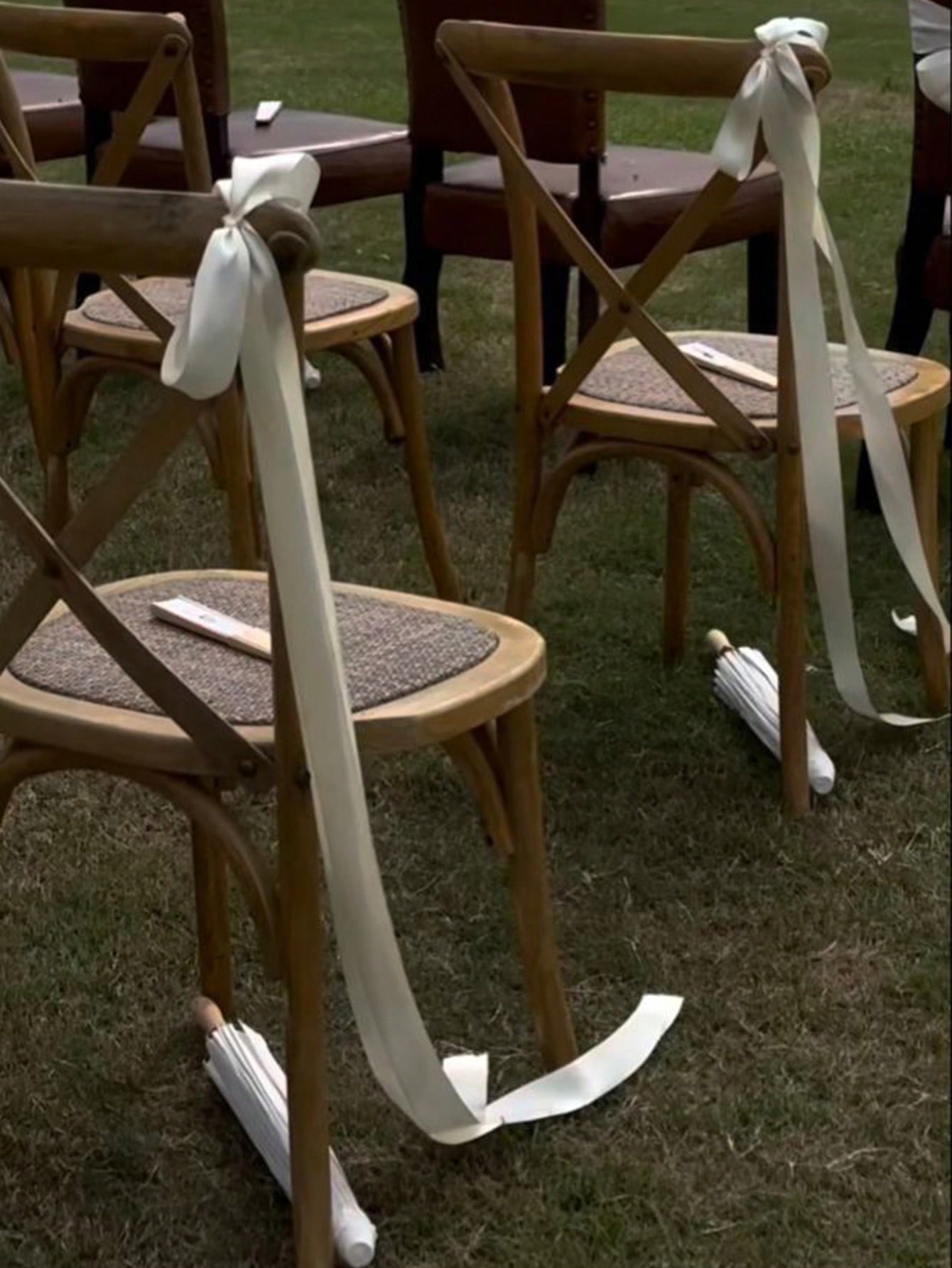Satin Weeding Chair Bows with  - огляд і ціна Bridal Sash Ribbon
