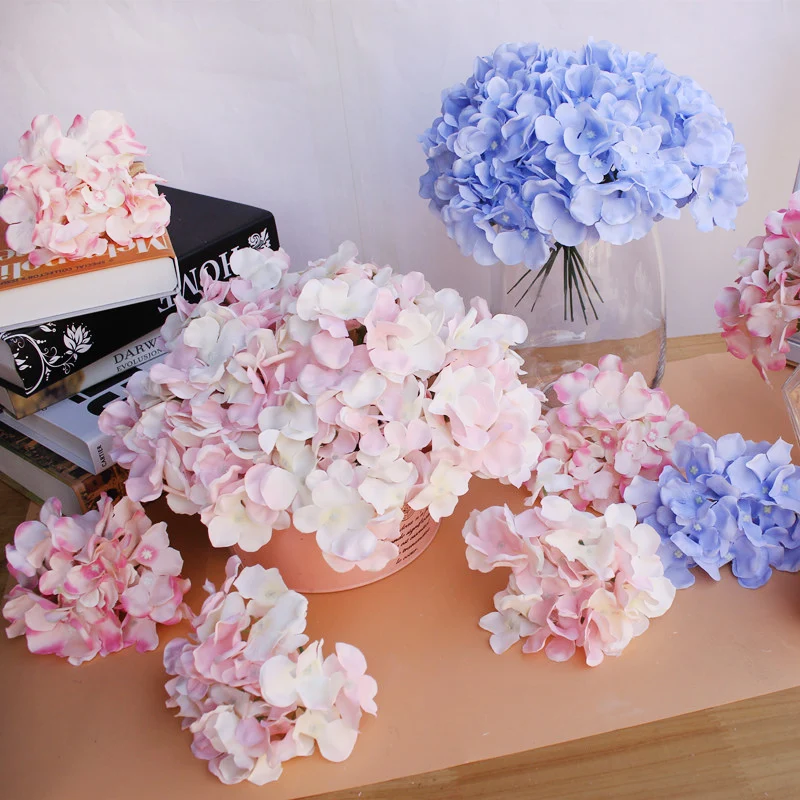10PCS/Lot Colorful Hydrangea F - огляд і ціна Wedding Arch Flower