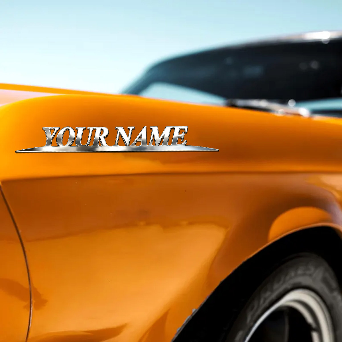 Metal Trendy YOUR NAME Sticker - огляд і ціна Wedding Shop