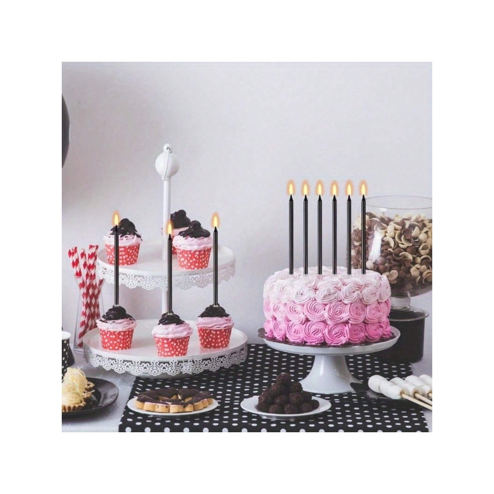 24 Pieces Metallic Candle Long - огляд і ціна Unity Candle Set