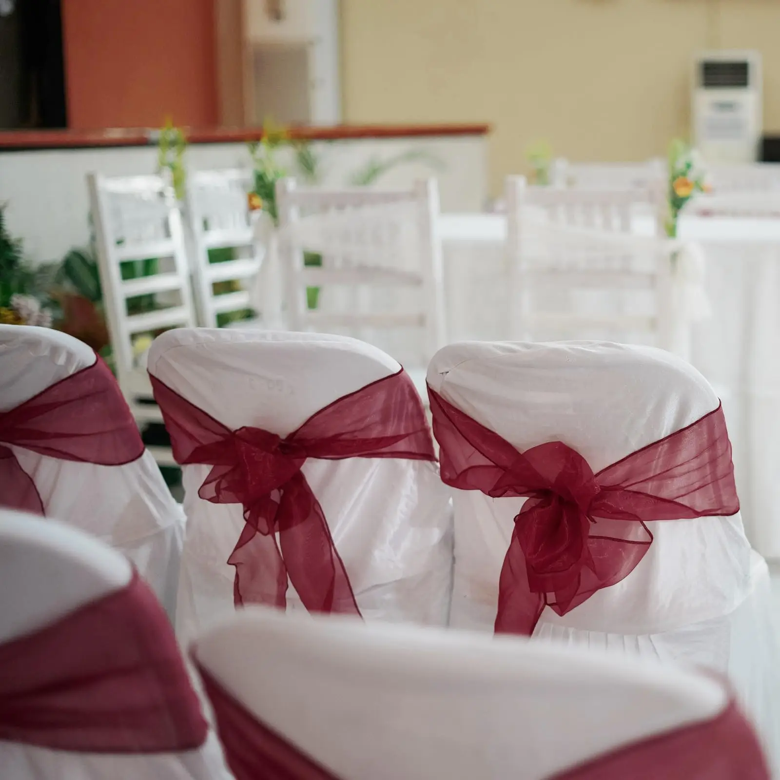 10/50/100PCS 17x275cm Organza  - огляд і ціна Chair Sash Organza