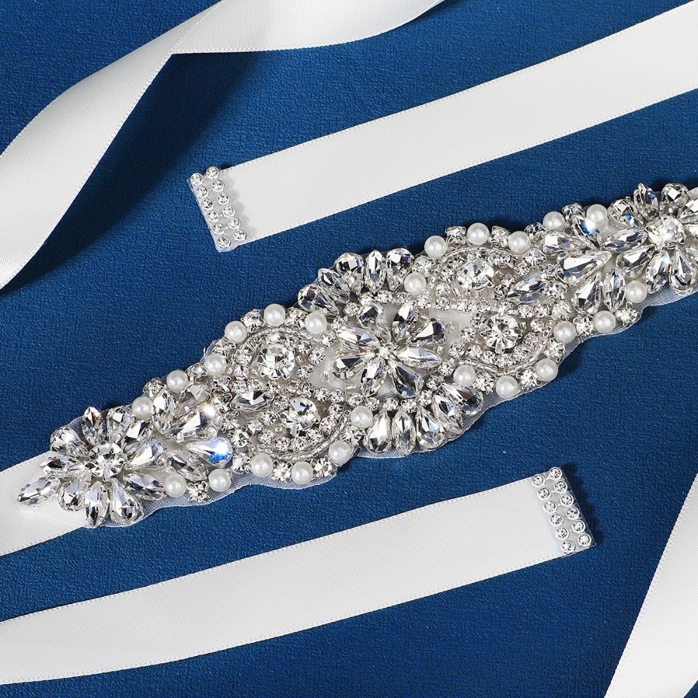 Fashion Ribbon Bridal Belt Sil - огляд і ціна Bridal Sash Ribbon