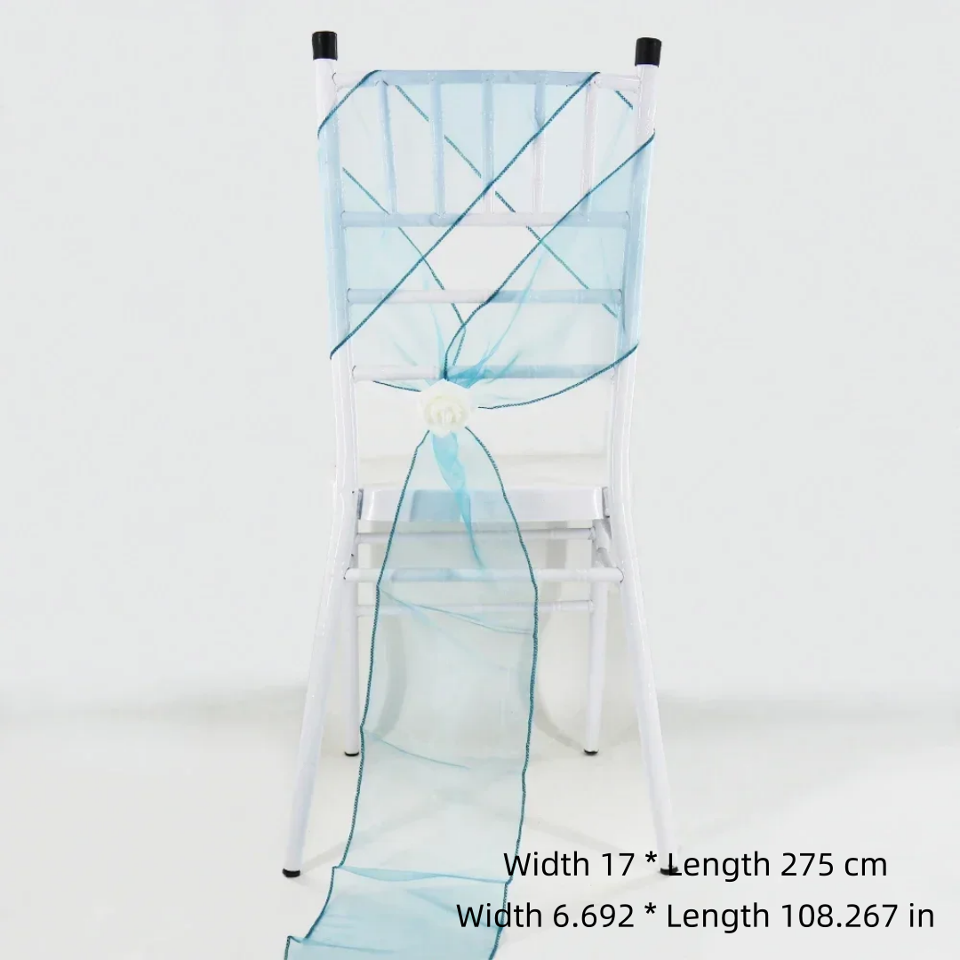 Wedding Chair Decoration Organ - огляд і ціна Chair Sash Organza