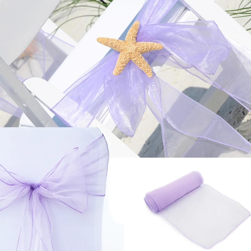 Wedding Chair Decoration Organ - огляд і ціна Chair Sash Organza