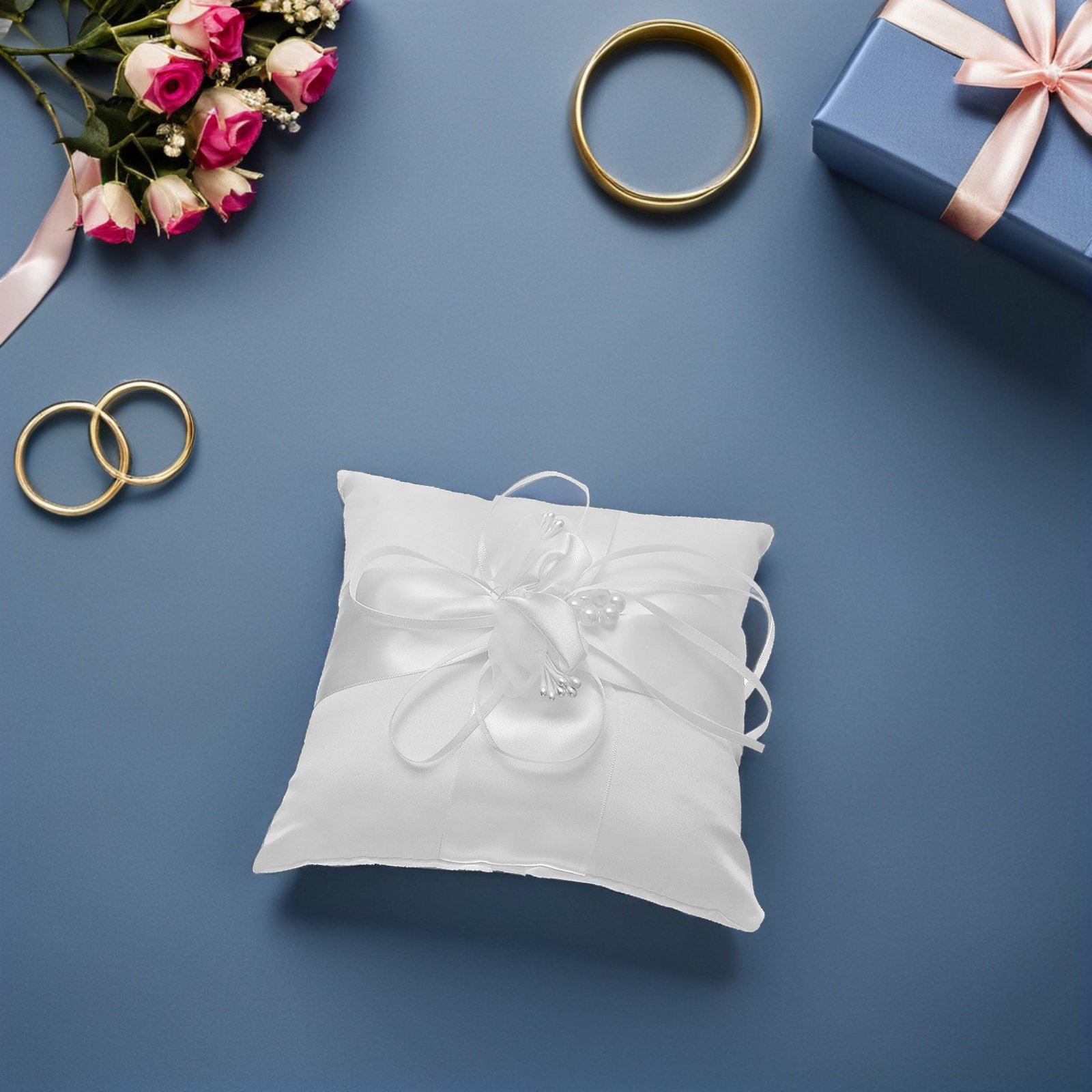 Elegant Pearl Flower Wedding R - огляд і ціна Ring Bearer Pillow