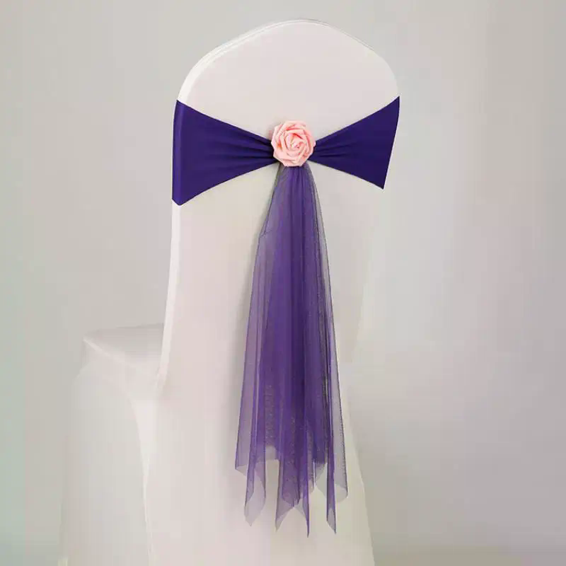 Organza Chair Sashes Flower Sp - огляд і ціна Chair Sash Organza