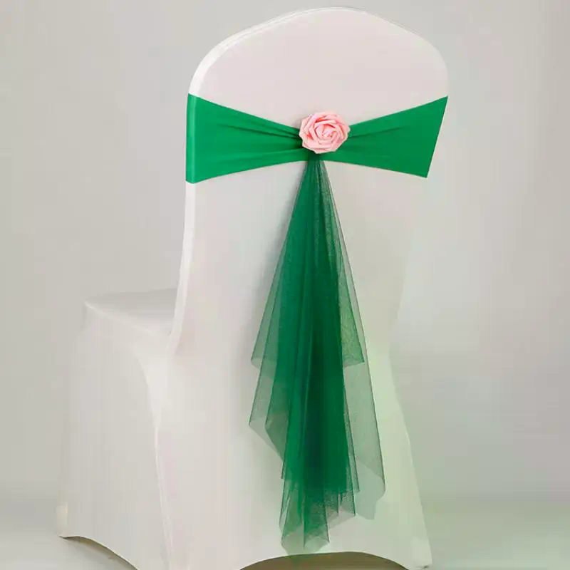 Organza Chair Sashes Flower Sp - огляд і ціна Chair Sash Organza