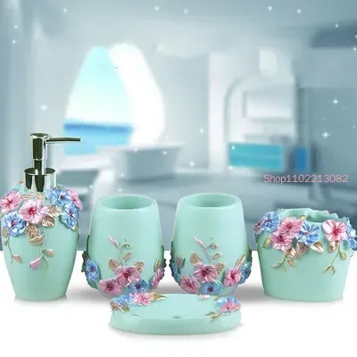 Bathroom Accessories Five-piec - огляд і ціна Wedding Bathroom Supply Kit