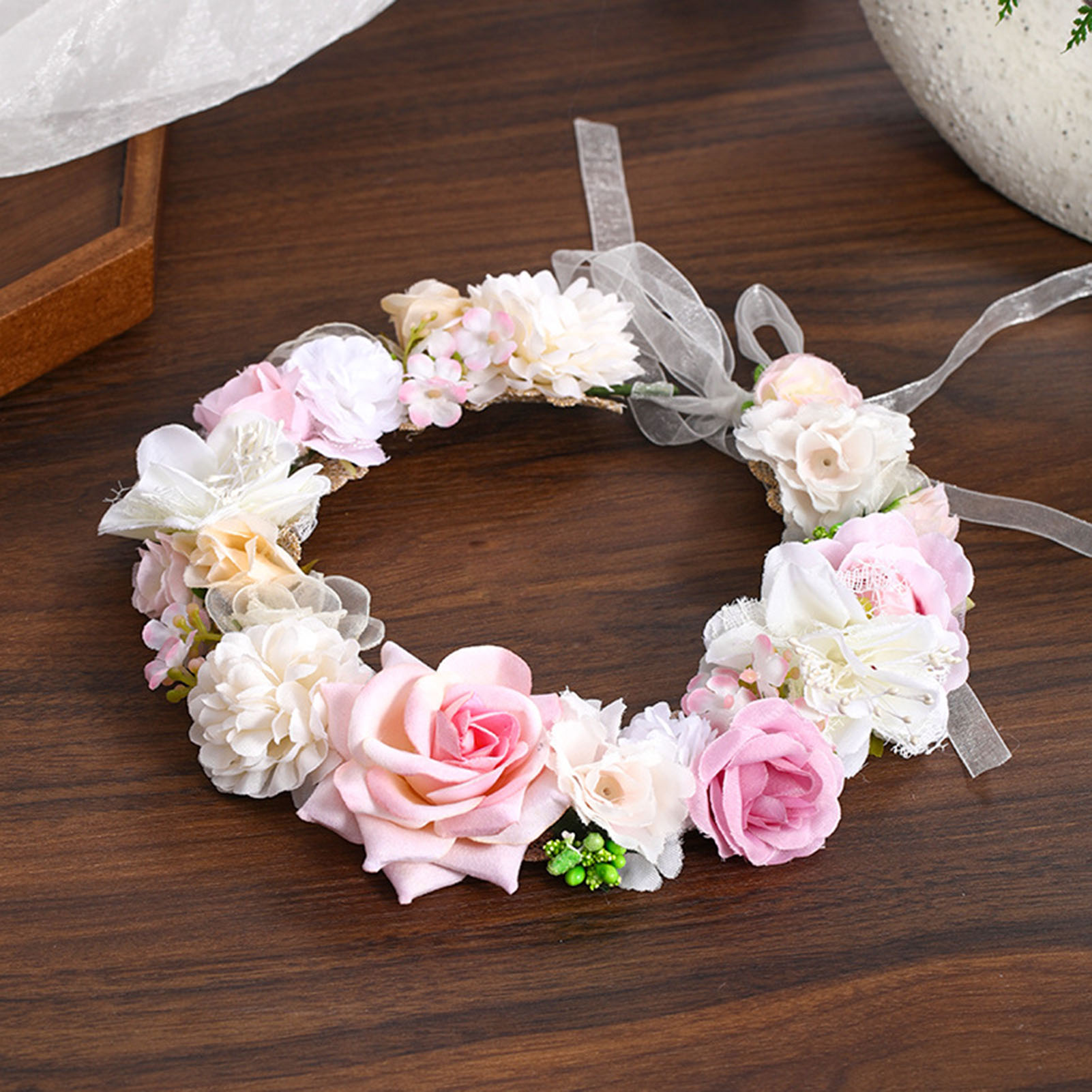 Flower Crown Wreath Bride Garl - огляд і ціна Wedding Arch Flower