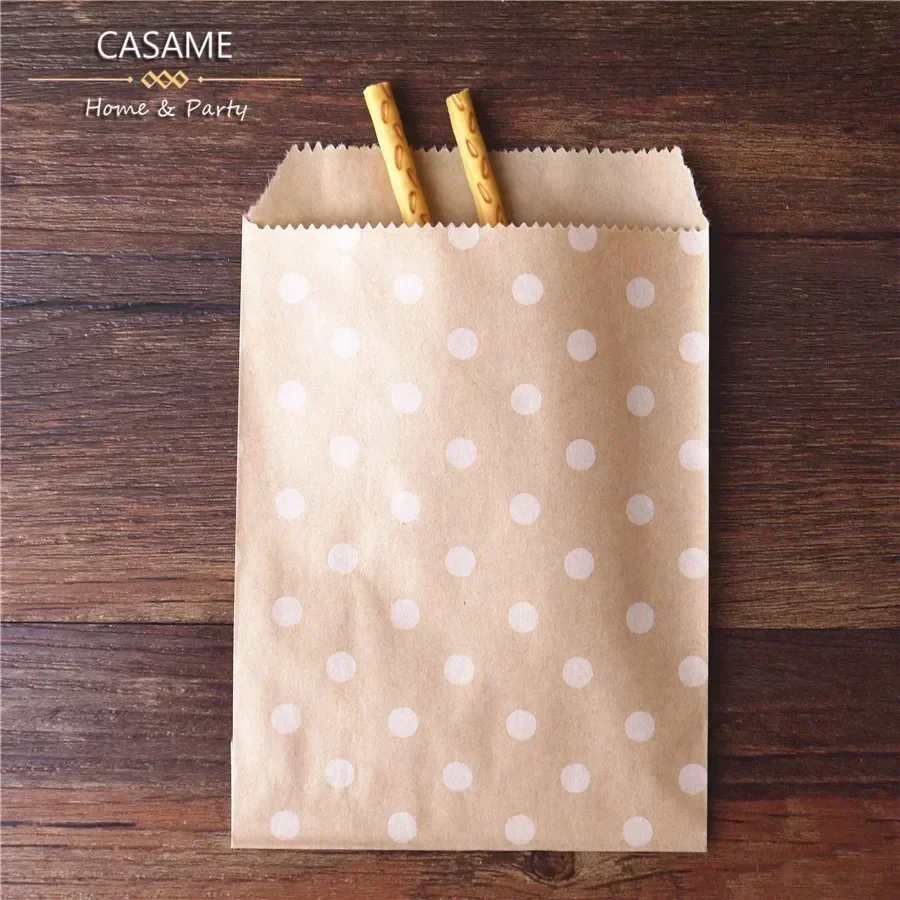 50pcs, 15x10cm Wave Dot Kraft  - огляд і ціна Wedding Supply Business
