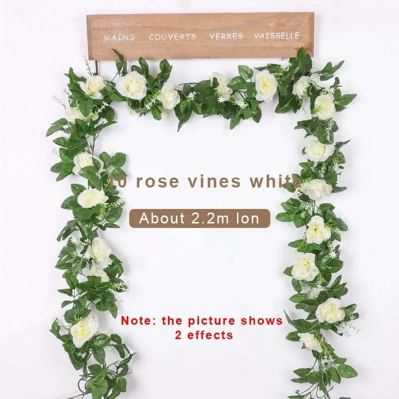 1Pcs 2.2M Artificial White Flo - огляд і ціна Wedding Arch Flower
