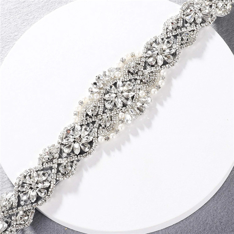 Rhinestones Bridal Belt Luxury - огляд і ціна Bridal Sash Ribbon