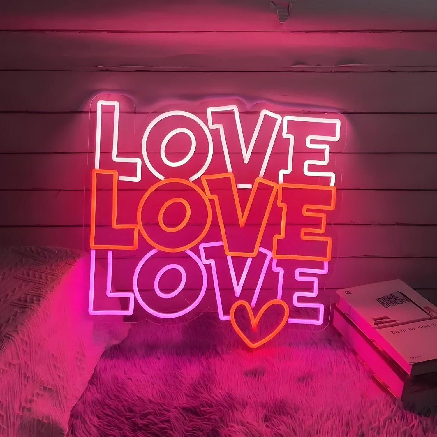 Love Neon Sign USB Dimmable LE - огляд і ціна Wedding Shop