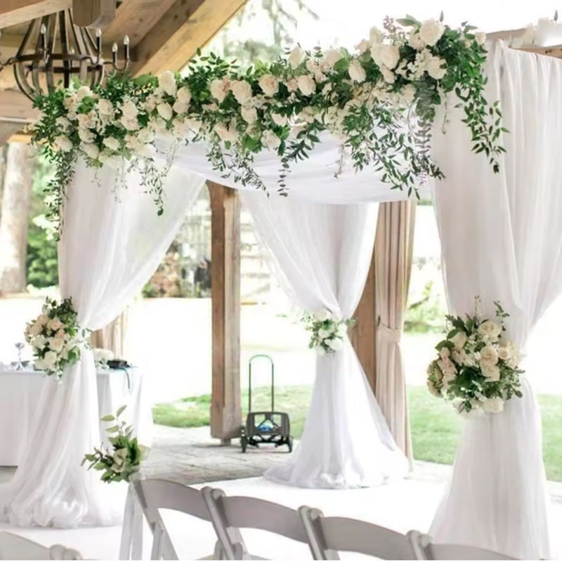 5/10M Sheer Crystal Wedding Tu - огляд і ціна Chair Sash Organza