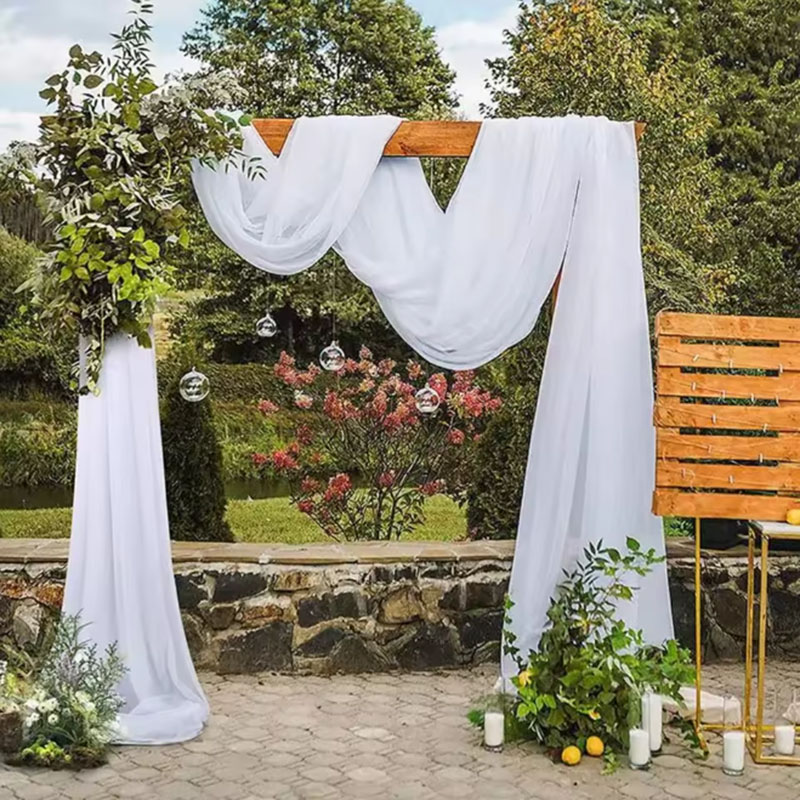 5/10M Sheer Crystal Wedding Tu - огляд і ціна Chair Sash Organza