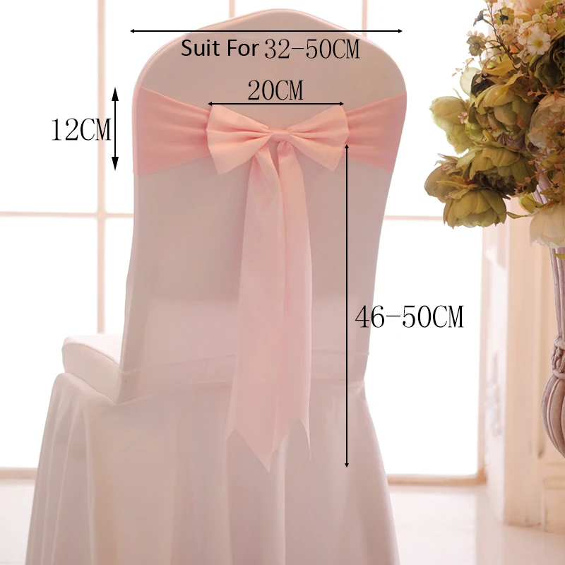 25pcs Satin Spandex Chair Cove - огляд і ціна Chair Sash Organza