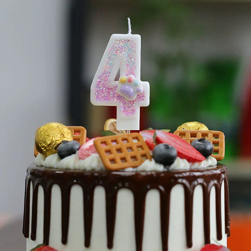 Creative Cute Cat Paw Cake Num - огляд і ціна Unity Candle Set