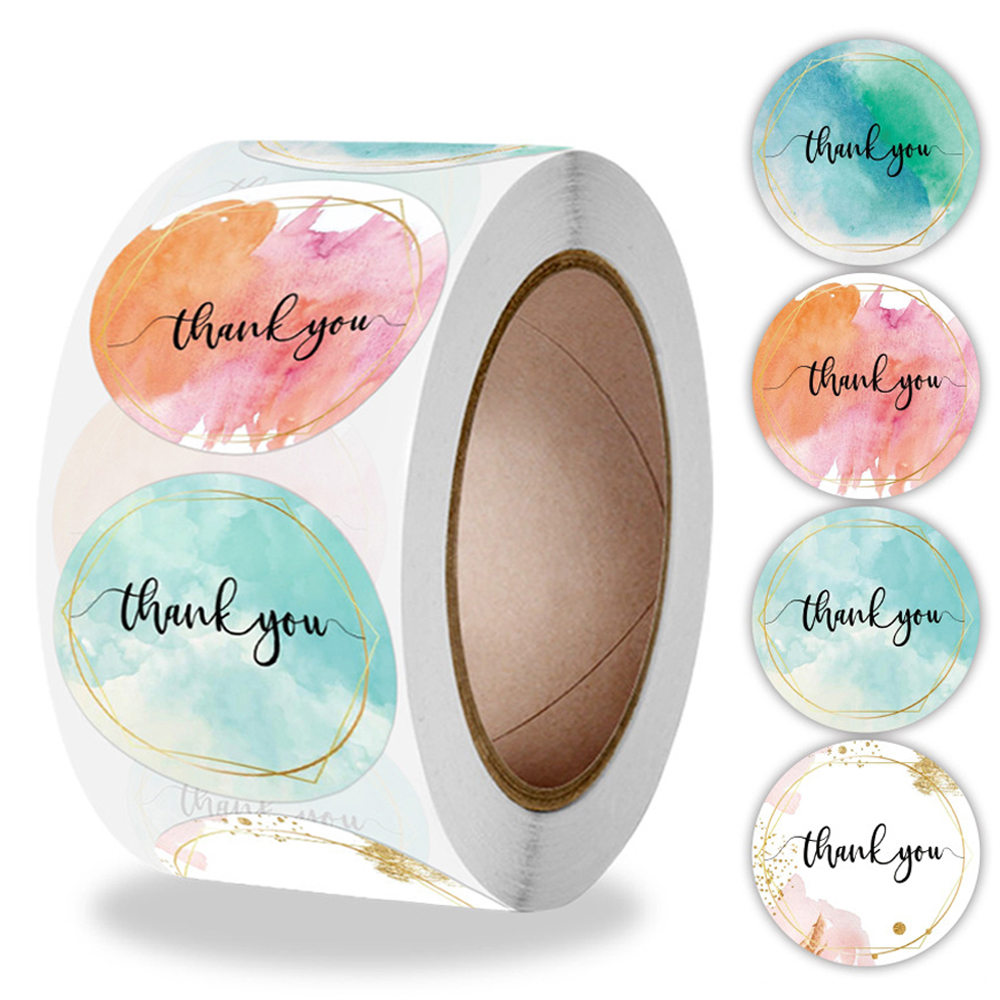 100-500 Pcs Thank You Stickers - огляд і ціна Wedding Supply Business