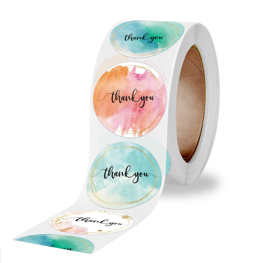 100-500 Pcs Thank You Stickers - огляд і ціна Wedding Supply Business