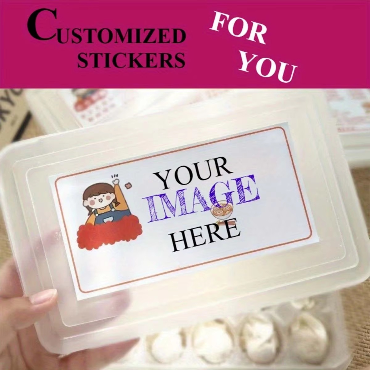 Custom Rectangular Stickers –  - огляд і ціна Wedding Shop