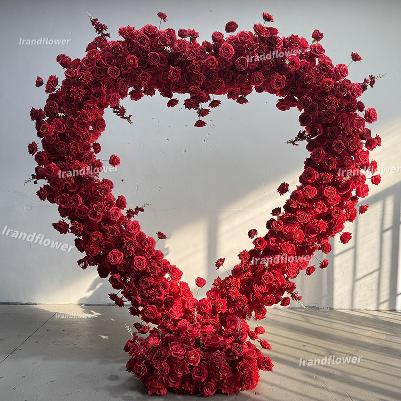 Red Heart Arch Shaped Artifici - огляд і ціна Wedding Arch Flower