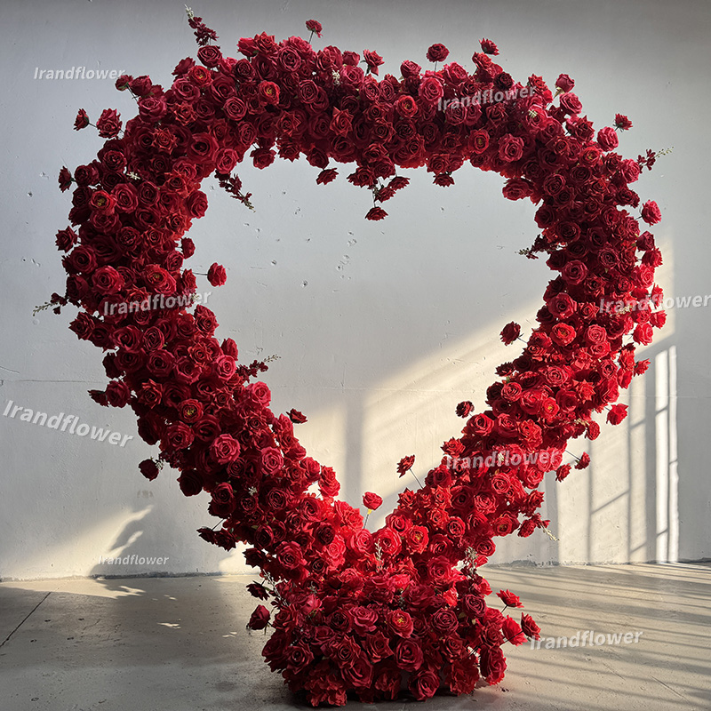 Red Heart Arch Shaped Artifici - огляд і ціна Wedding Arch Flower