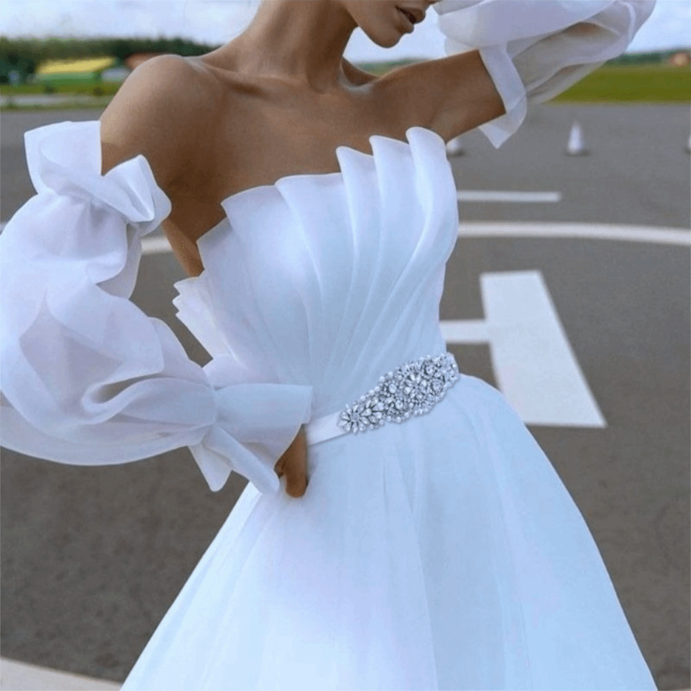 Fashion Ribbon Bridal Belt Sil - огляд і ціна Bridal Sash Ribbon