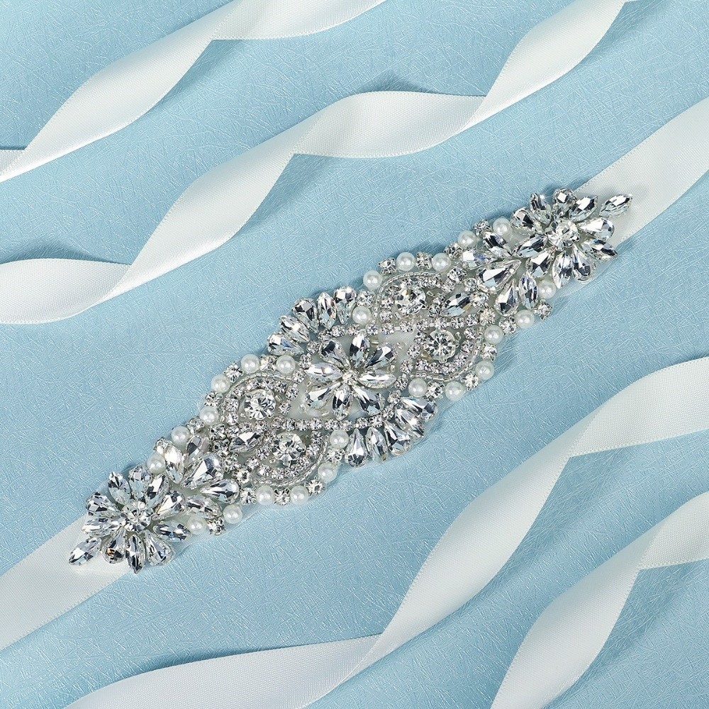 Fashion Ribbon Bridal Belt Sil - огляд і ціна Bridal Sash Ribbon