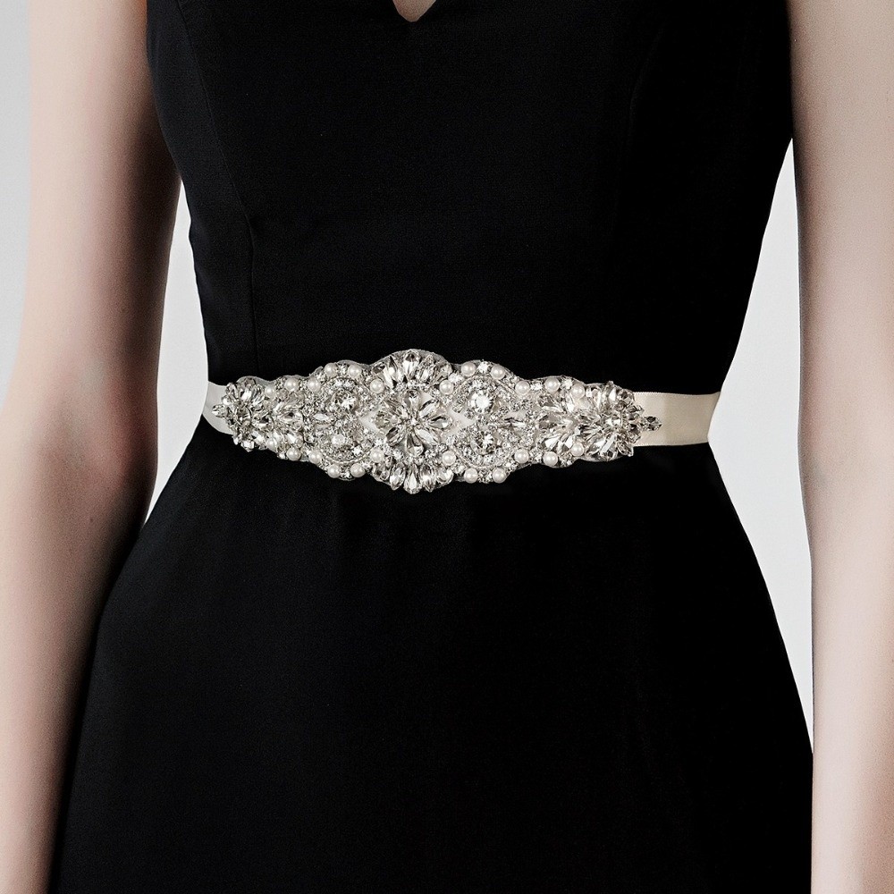 Sweet Ribbon Bridal Belt Silve - огляд і ціна Bridal Sash Ribbon