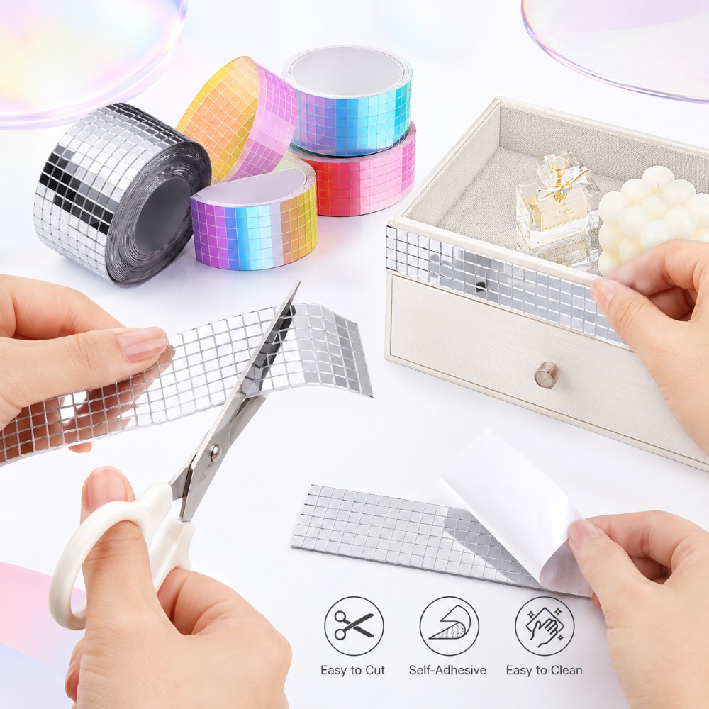 Mini Square Mirror Mosaic Tile - огляд і ціна Wedding Bathroom Supply Kit