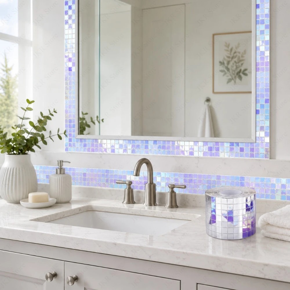 Mini Square Mirror Mosaic Tile - огляд і ціна Wedding Bathroom Supply Kit