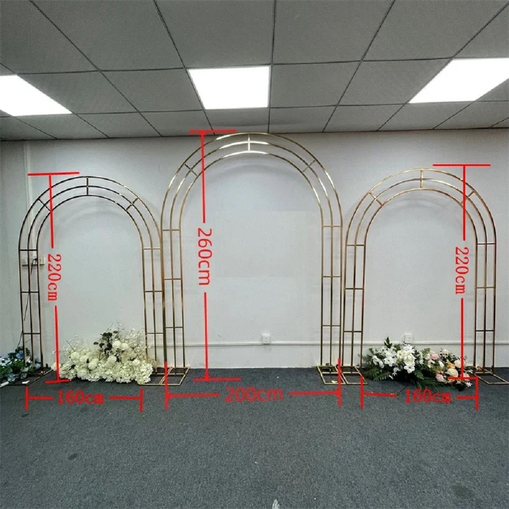 Metallic Gold Wedding Arch Sta - огляд і ціна Wedding Decor Supply Store