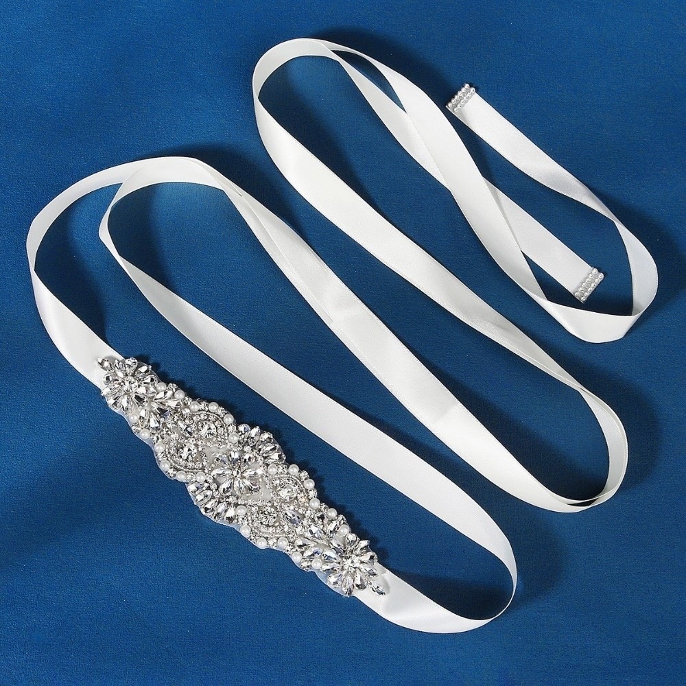 Fashion Ribbon Bridal Belt Sil - огляд і ціна Bridal Sash Ribbon